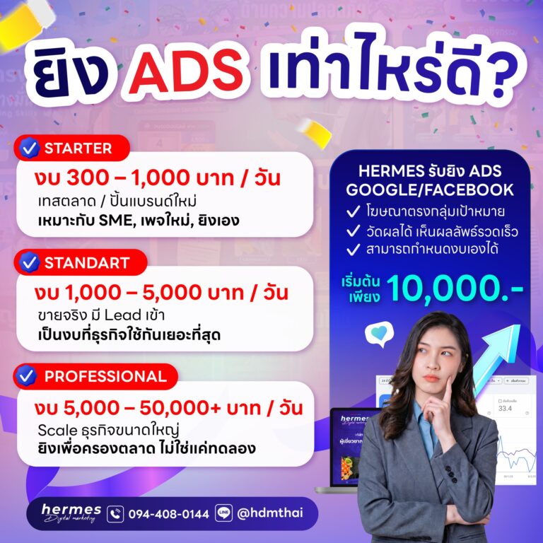 ยิง Ads โฆษณา ชลบุรี
