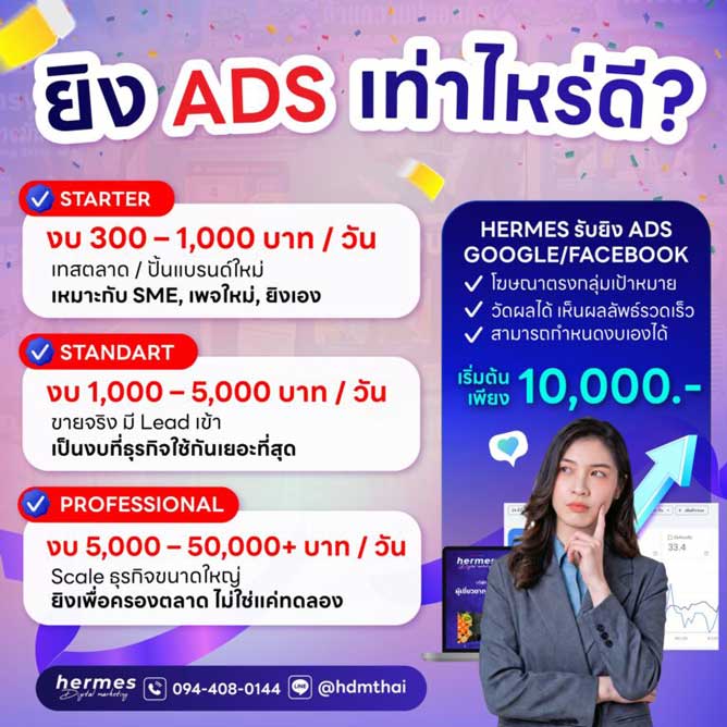 โฆษณาออนไลน์-ยิงAds