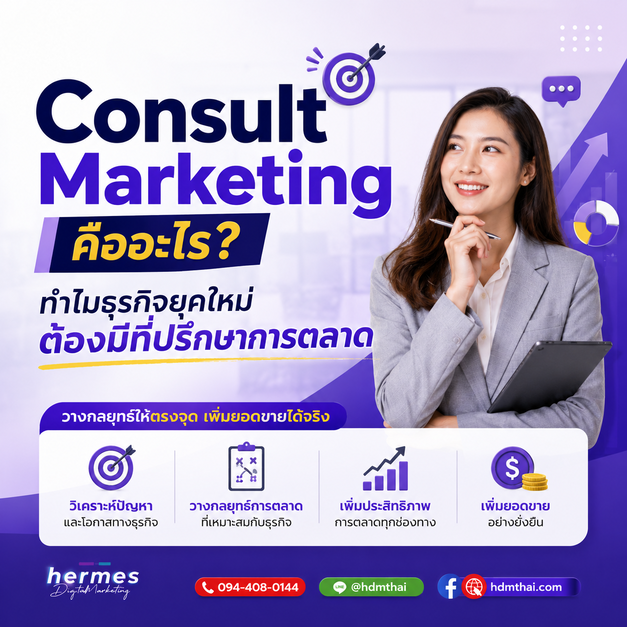 Consult Marketing คืออะไร? ทำไมธุรกิจยุคใหม่ต้องมีที่ปรึกษาการตลาด